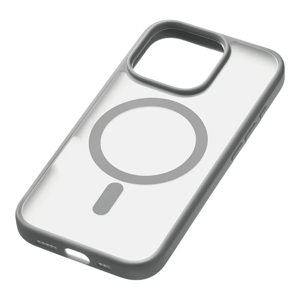 Чехол защитный uBear Cloud Mag Case iPhone 16 Pro, силк-тач, серый